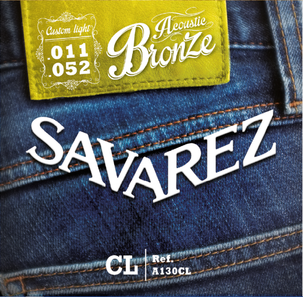 Струны для акустической гитары Savarez 80/20 Bronze A130CL 11-52 (124512)