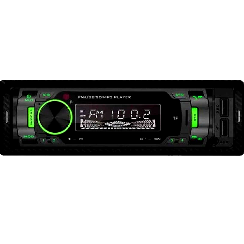 Автомагнитола 1din В-160i ISO 2xUSB Bluetooth RGB microSD AUX FM MP3 4x60W с пультом (36281547)