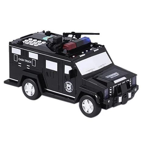 Сейф детский с кодом Полицейская машина Черный (4009102)
