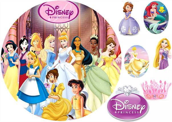 Картинка на торт вафельная Принцессы Дисней 3 (5933) Картинка на торт вафельная Принцессы Дисней 3 (5933)