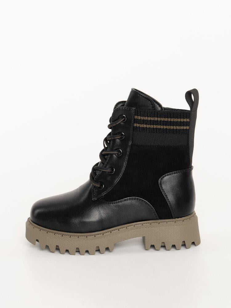 Ботинки детские зимние ЦБ-00232396 для девочки р. 28 Черный (29086079)