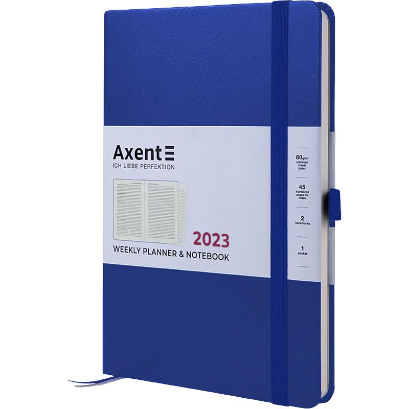 Щотижневик Axent Prime Strong 145x210 мм 96 аркушів Синій (8507 23 38 A) - фото 2