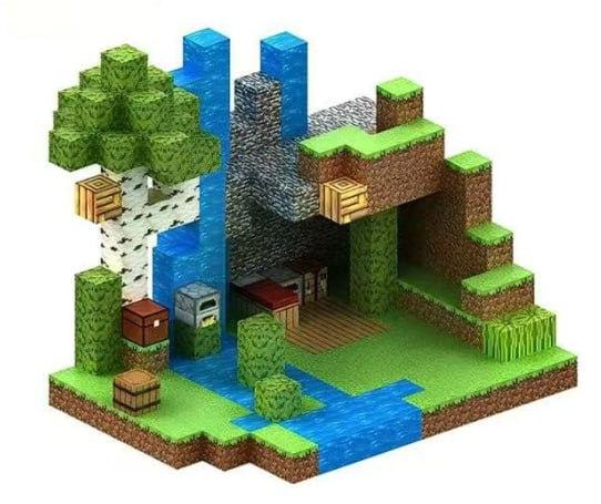 Конструктор магнитный Minecraft 212 элементов 6 персонажей Разноцветный (2997064760)