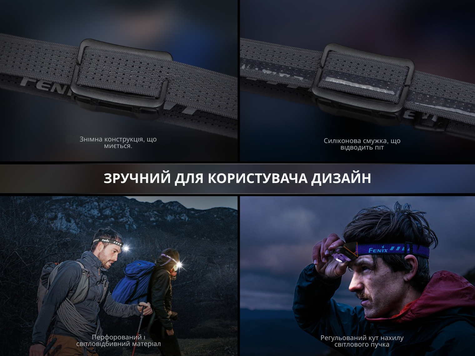 Ліхтар налобний Fenix HL12R V2.0 Чорний (28223260) - фото 5