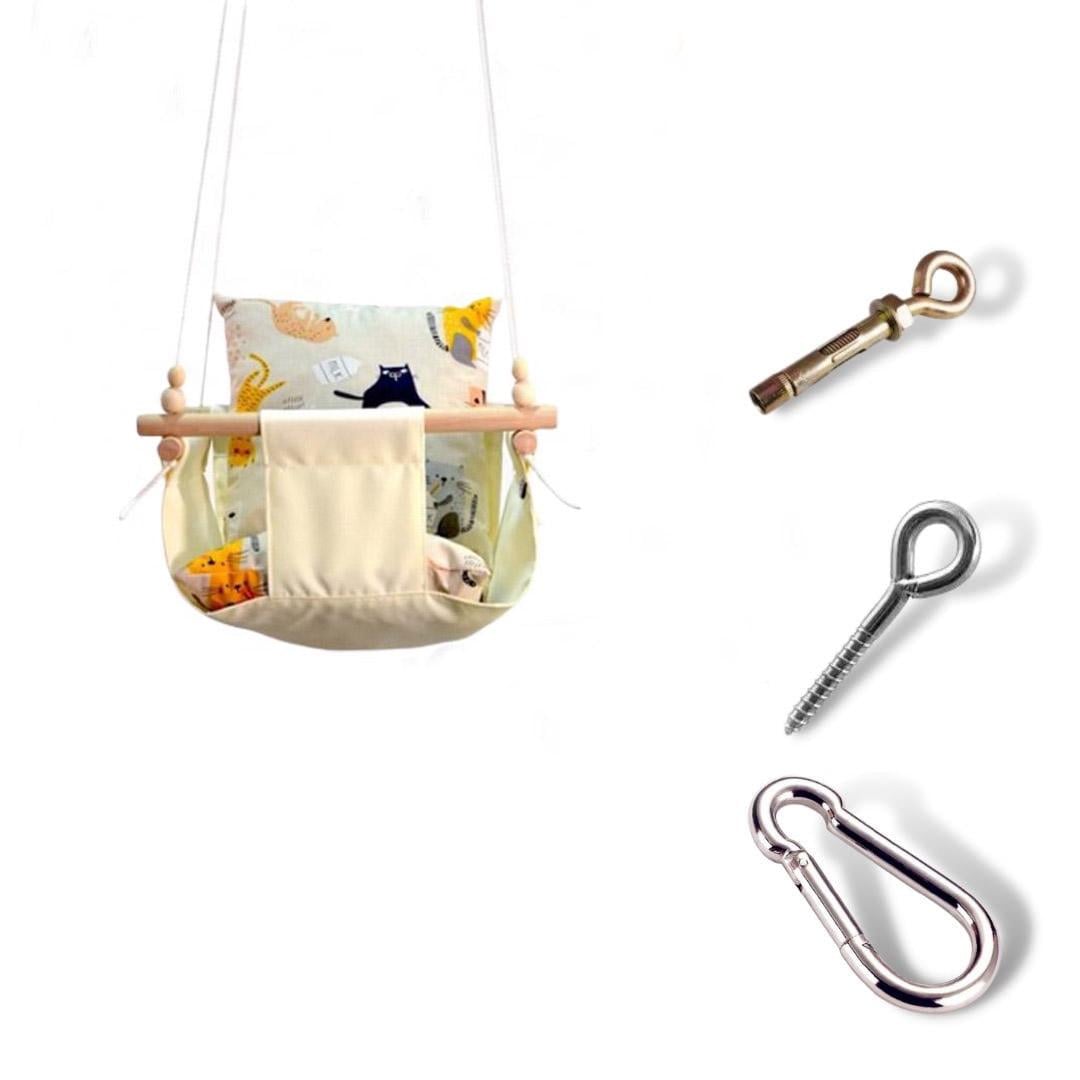 Детская качеля Infancy Котики Молочный (9671958)