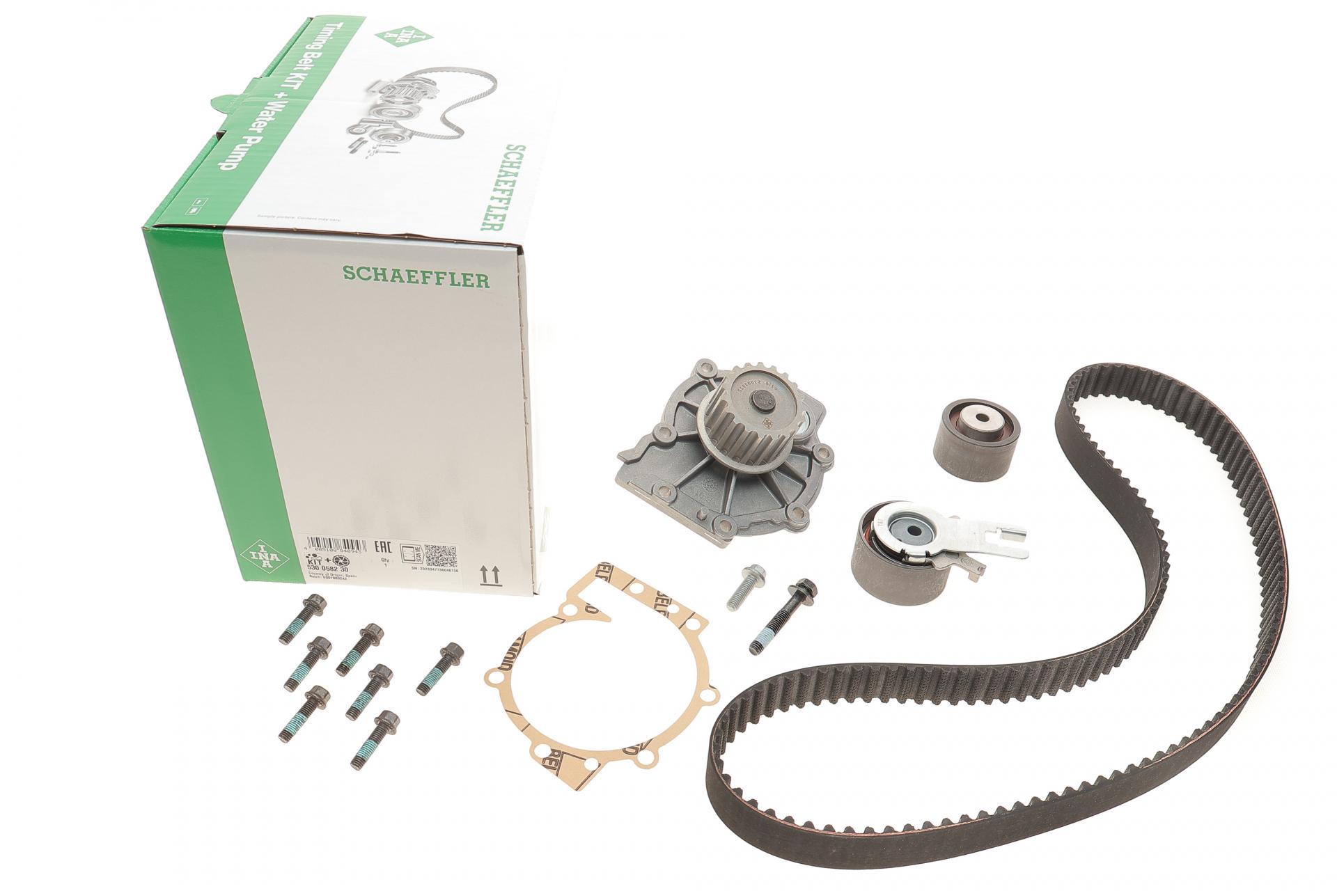 Комплект ГРМ и насос INA Volvo C70/S60/S80/V60/V70/XC70/XC90 2.0-2.4D 01- 28x132z 530 0582 30