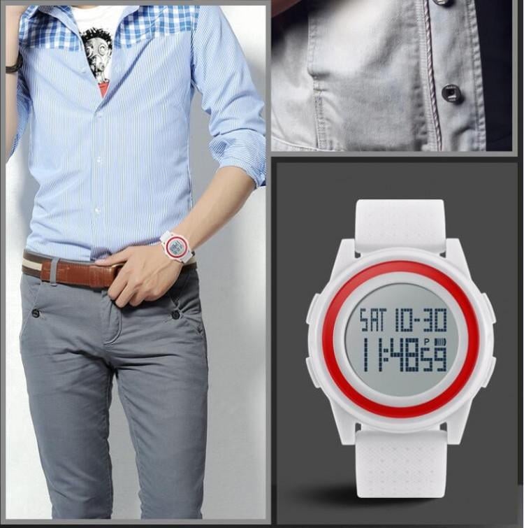 Наручний годинник спортивний Skmei 1206 Ultra New Білий (1206 white) - фото 3 Наручний годинник спортивний Skmei 1206 Ultra New Білий (1206 white) - фото 3