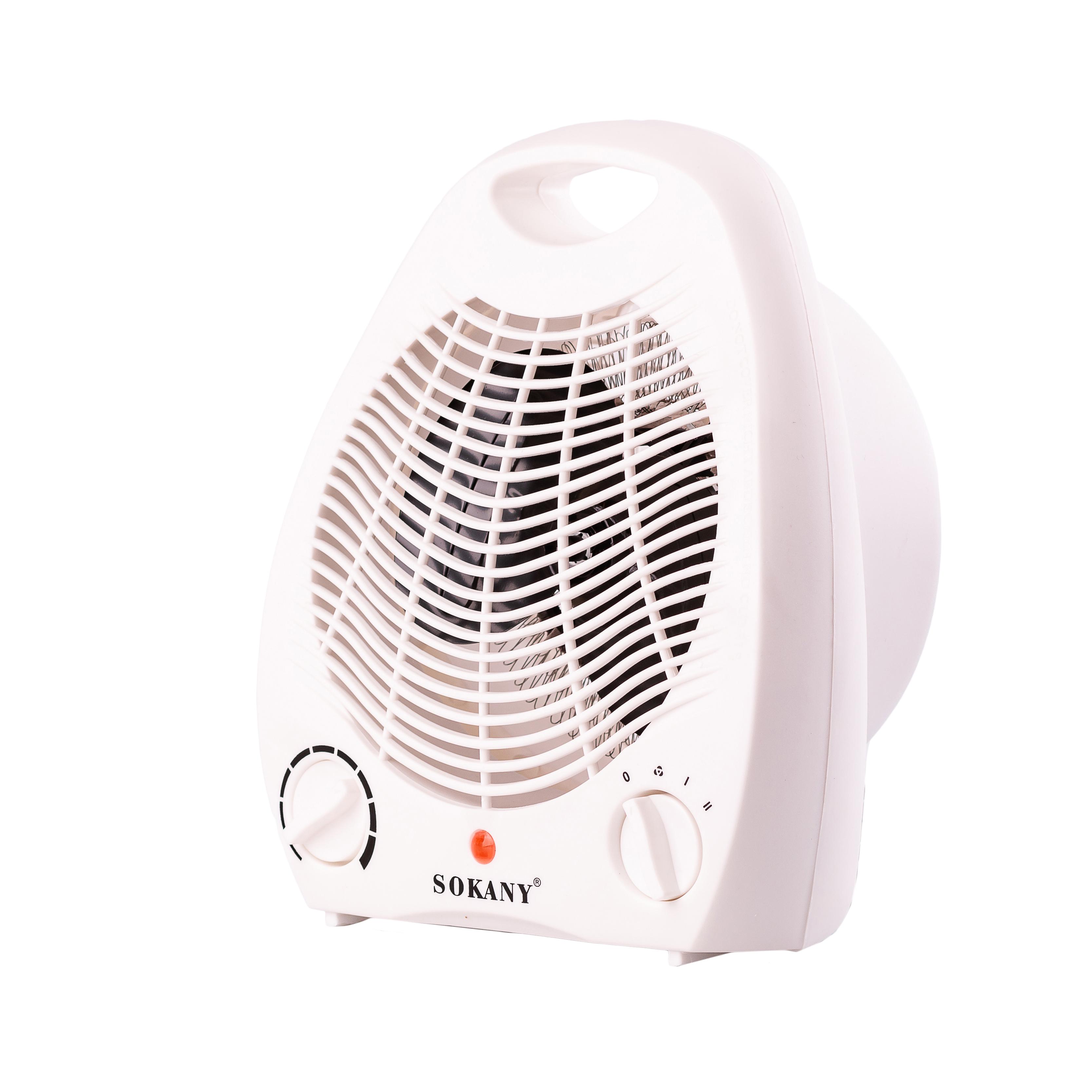 Тепловентилятор Sokany спиральный 2000 Вт Белый (SK-1650)