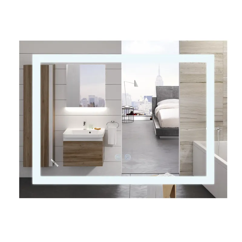 Дзеркало Mixxus WARM MR12-80x60-REVERSE з LED Touch/Anti-fog/димером/регулюванням яскравості (2527937409)