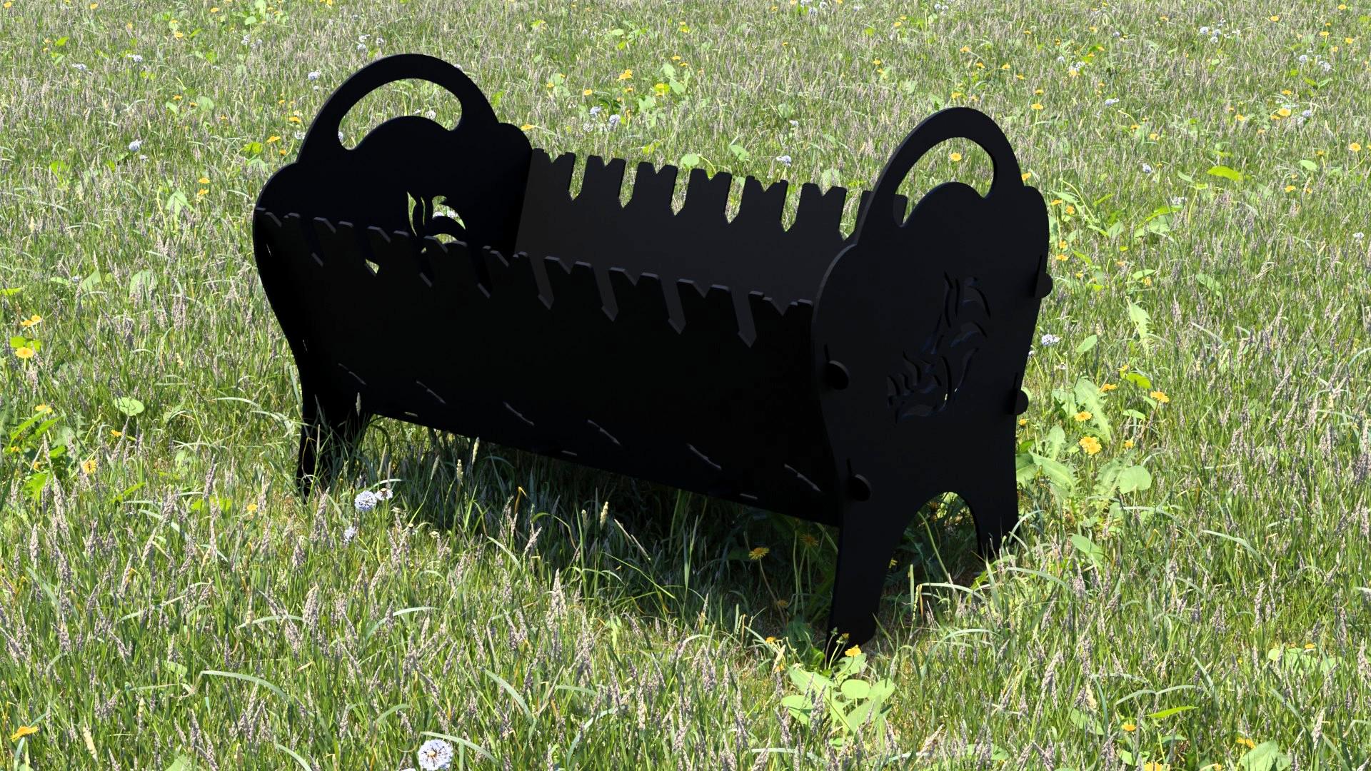 Мангал розбірний Loft-Craft Вепр (GD002)