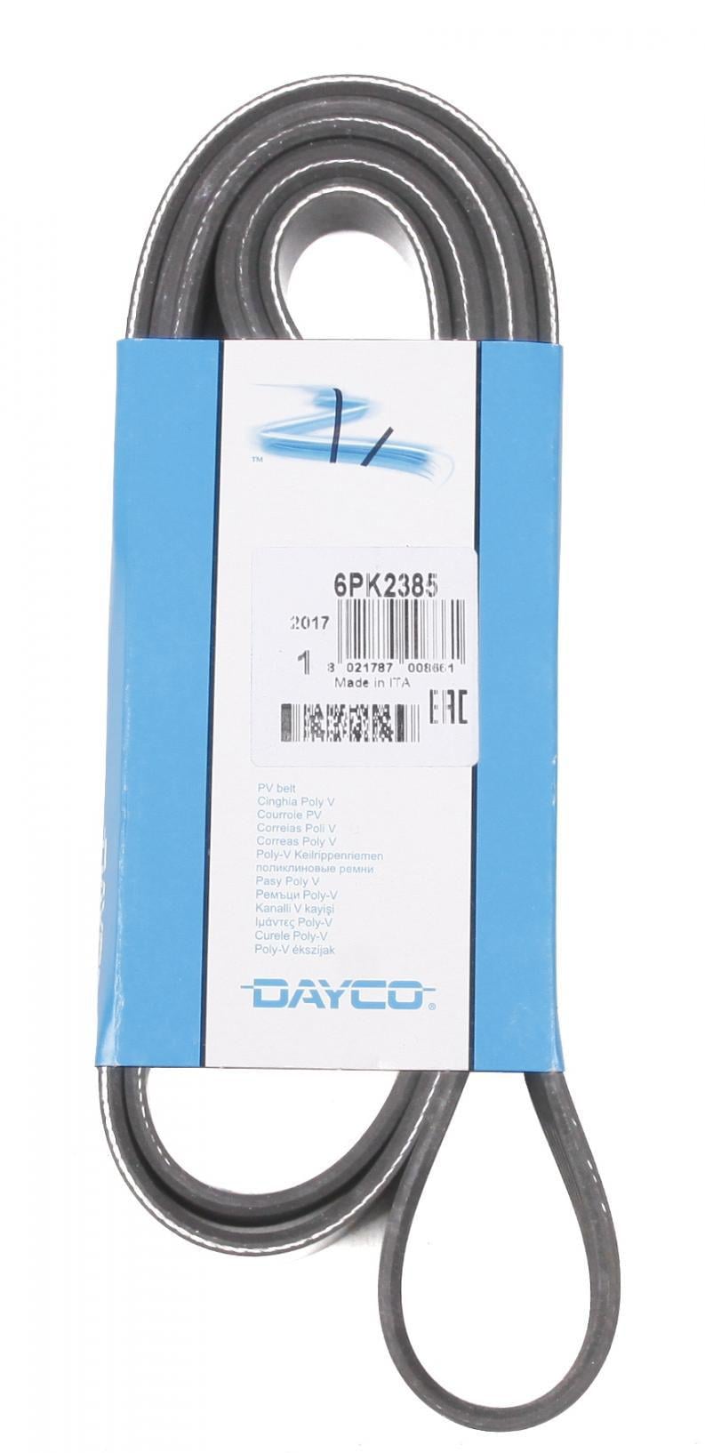 Ремень генератора DAYCO MB C-class W202/203/E-class W124/W210/211 M112/M113 (6PK2385)