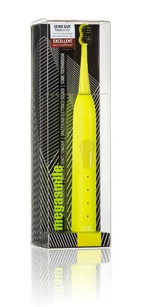 Зубная щетка звуковая гидроактивная Megasmile Блэк Вайтенинг Желтый (2056)