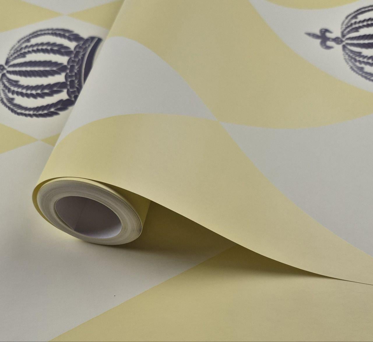 Обои виниловые флизелиновые Marburg 54137 0,53х10,05 м Желтый (30705923)