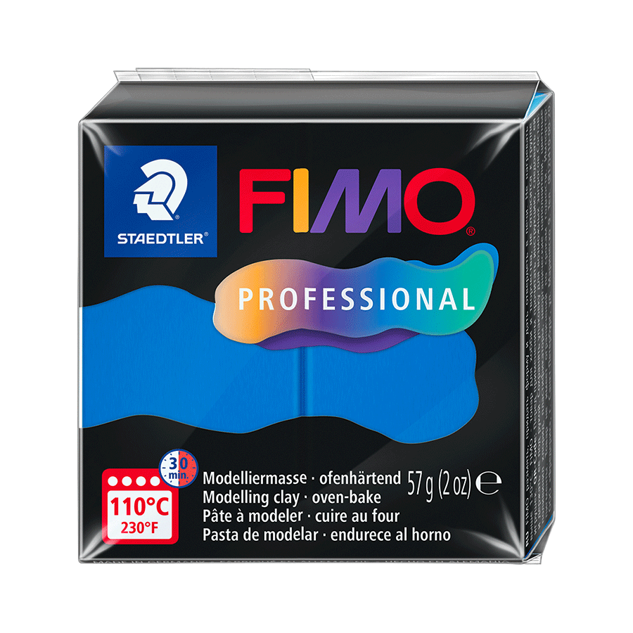Глина полимерная Fimo Professional 57 г Синий (8040-300)