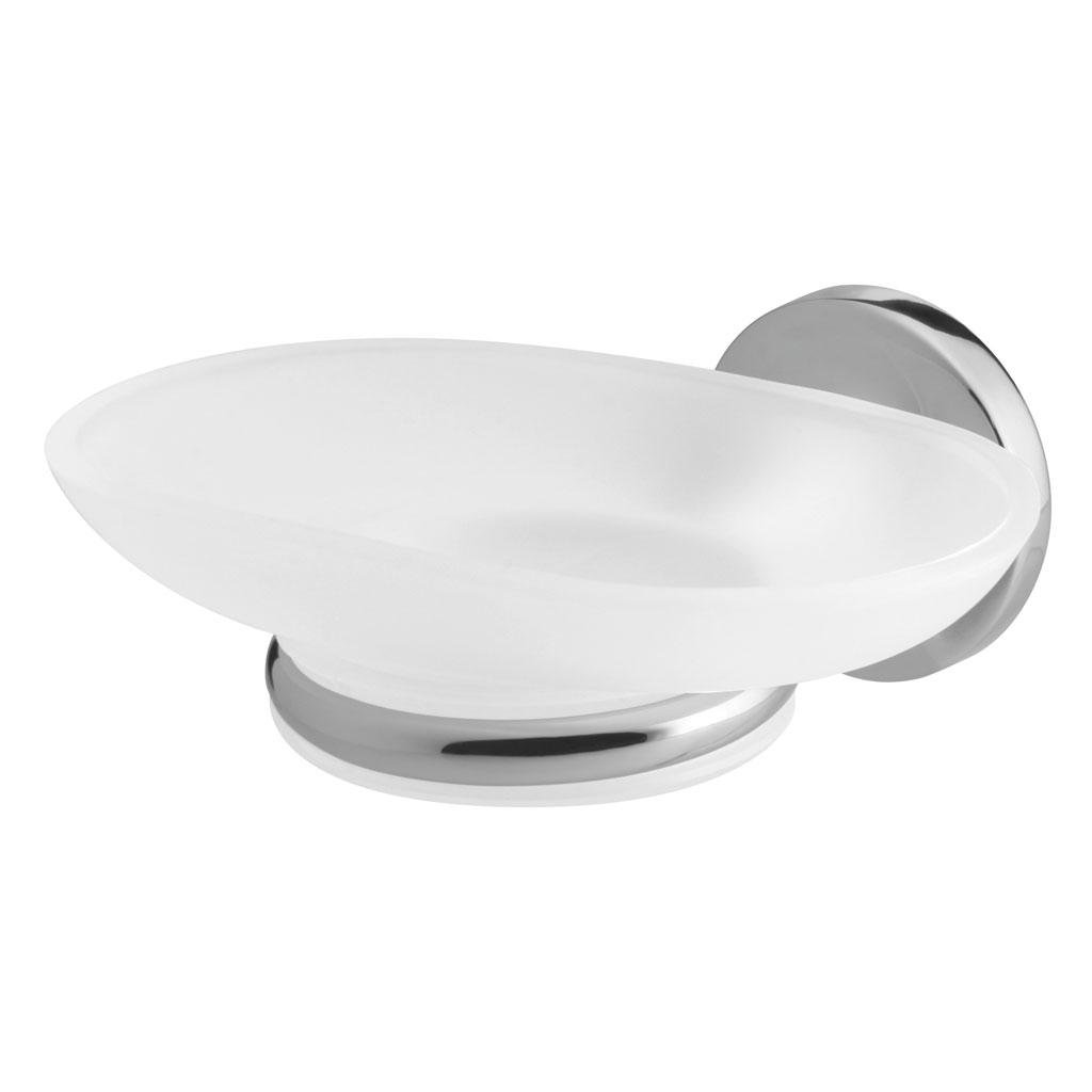 Мильниця скляна Bisk ONTARIO 00224 13х5,5 см Білий (26356865)