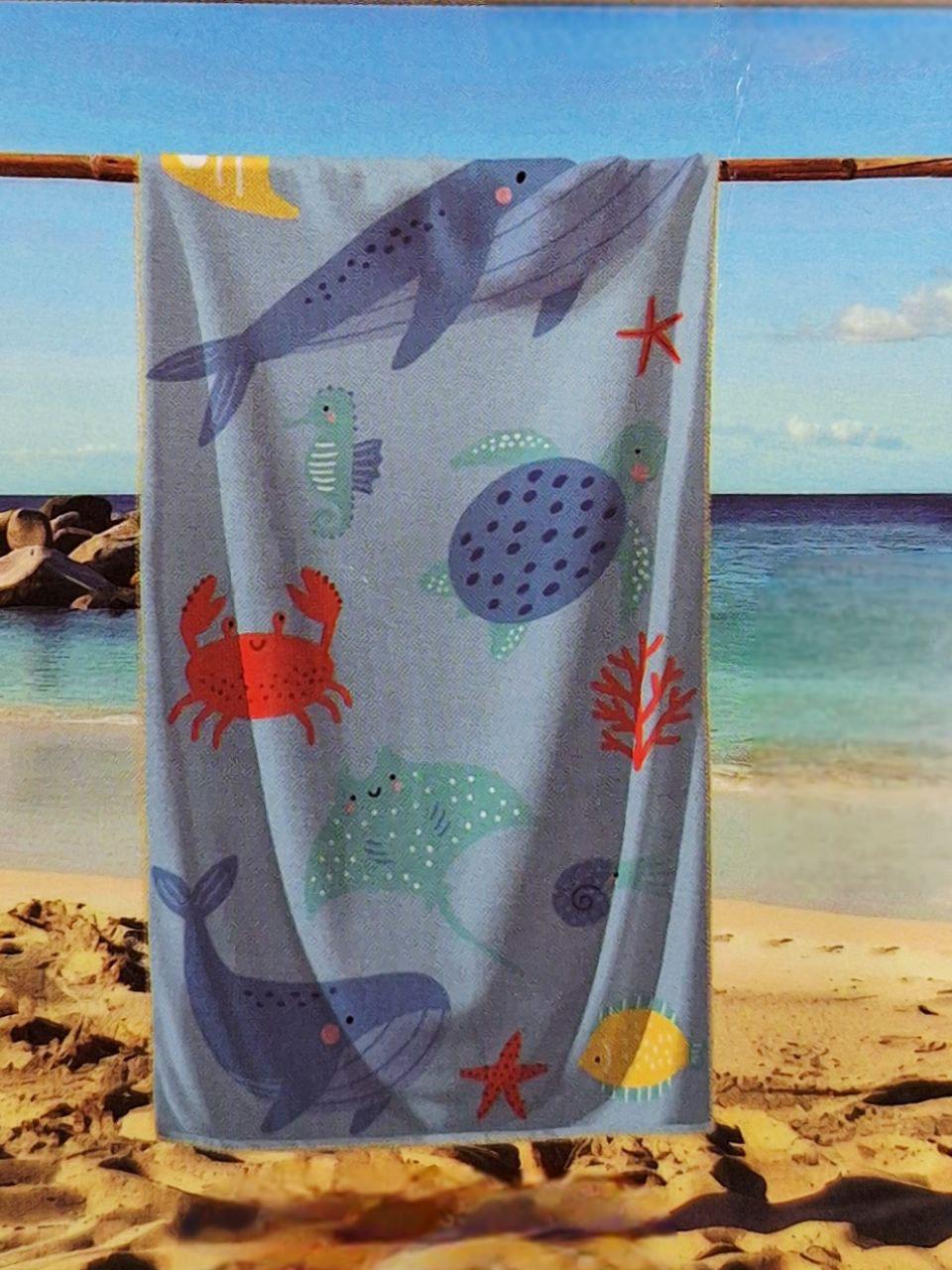 Полотенце пляжное Москвы мир микрофибра 75х150 см (2134) Полотенце пляжное Москвы мир микрофибра 75х150 см (2134)