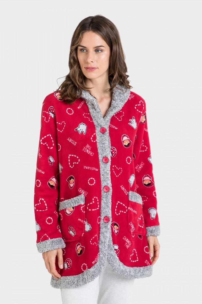 Халат Massana р. 42 S Красный микс (65773)