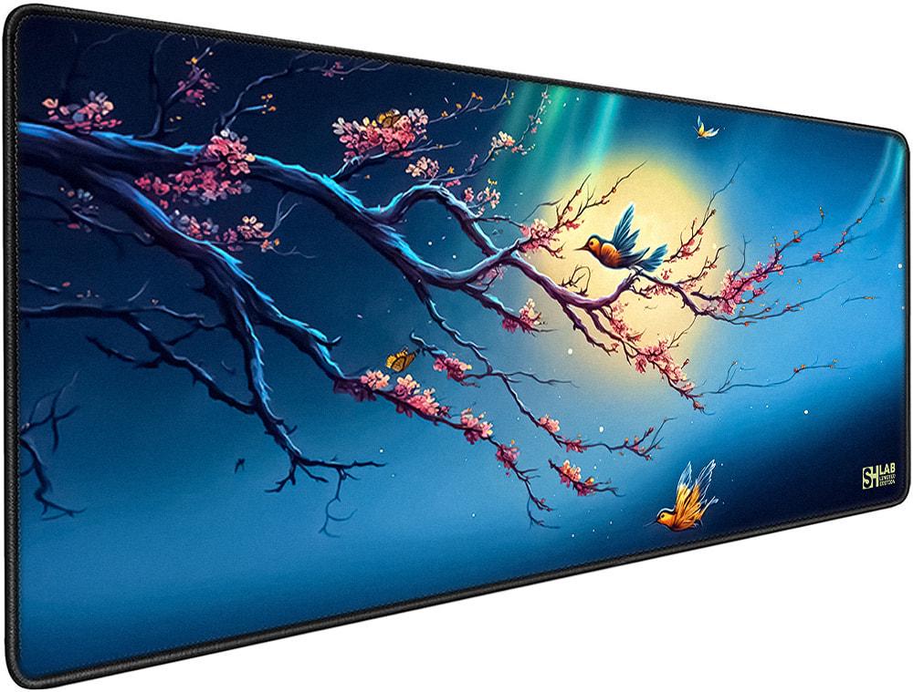 Коврик для мышки SHLab Птицы на Сакуре SHM-134 70х30 см (35613)