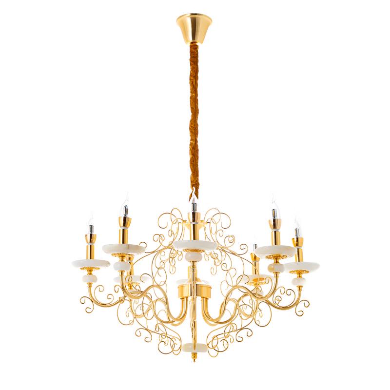 Люстра підвісна свічки Light House ES-15543/8 Золото (9309)