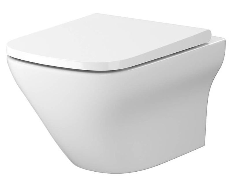 Унитаз подвесной Cersanit Сет B291 Mille CleanOn с сиденьем Slim 3/5 л (11780927)