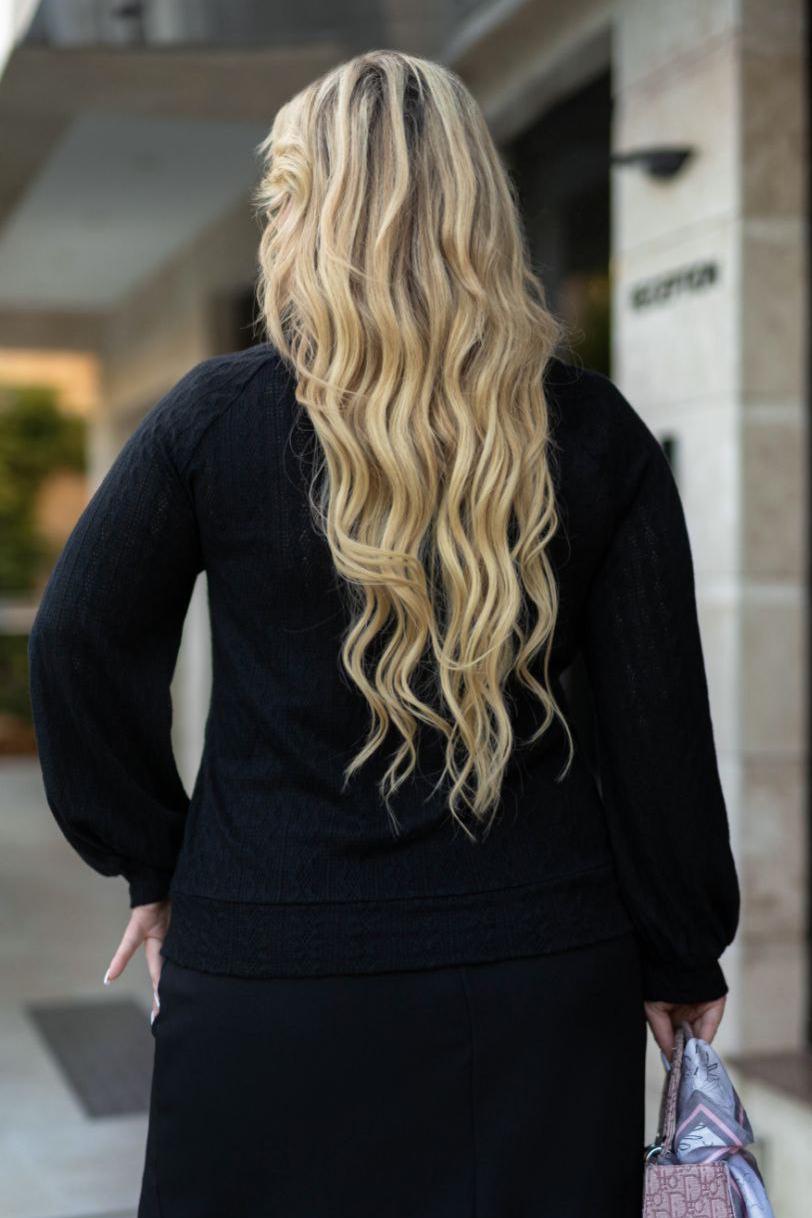 Свитер женский 2XL Черный (192499) - фото 3 Свитер женский 2XL Черный (192499) - фото 3