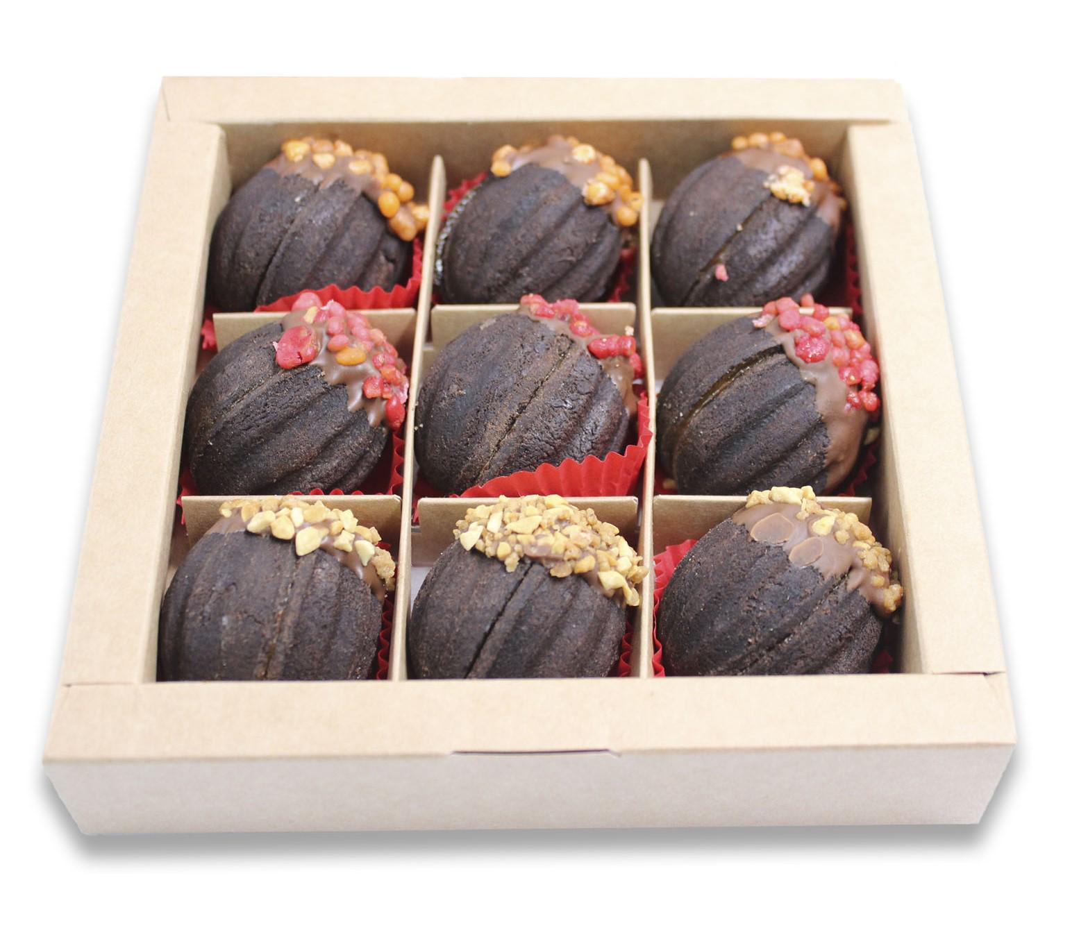 Подарочный набор орешков с какао и сгущенкой Крафт печиво 285 г 9 шт./уп.