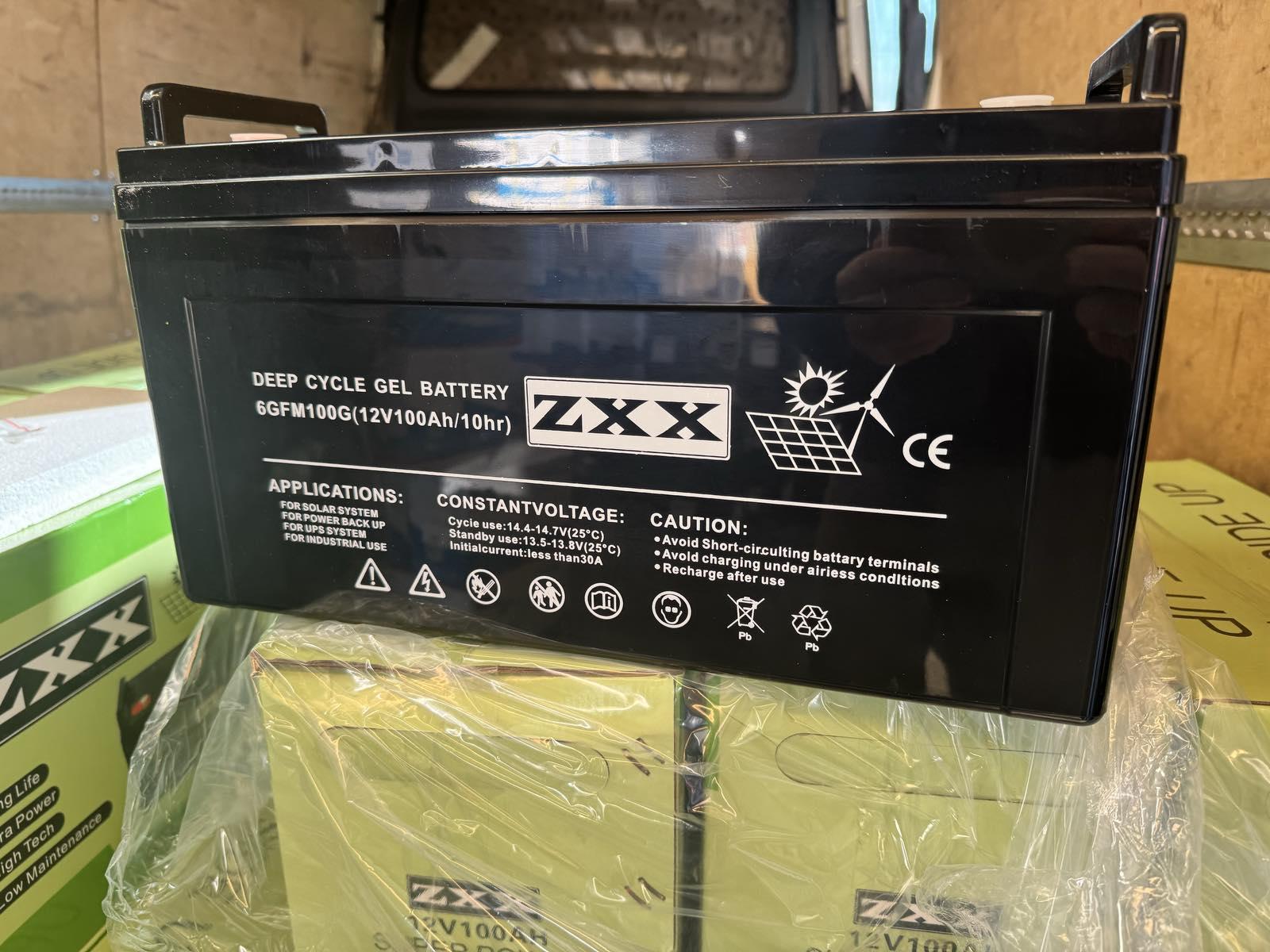 Акумулятор гелевий ZXX 12V 100Ah - фото 2