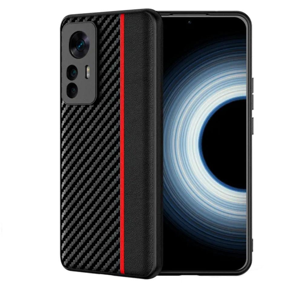 Чехол накладка Primolux CFC для Xiaomi 12 / Xiaomi 12X - Black&amp;Red