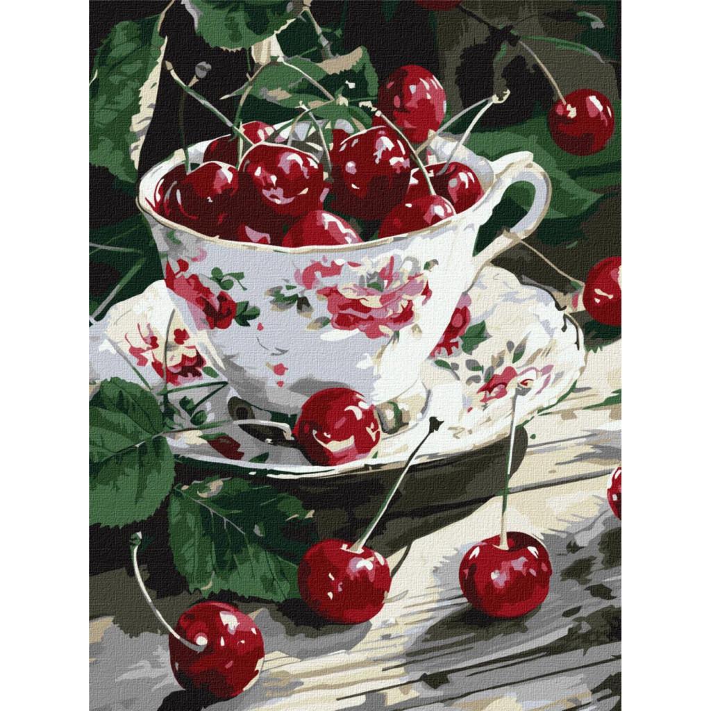 Набір для розпису по номерах Ideyka Вишнева насолода КНО5707 30x40 см (MTT-193443)