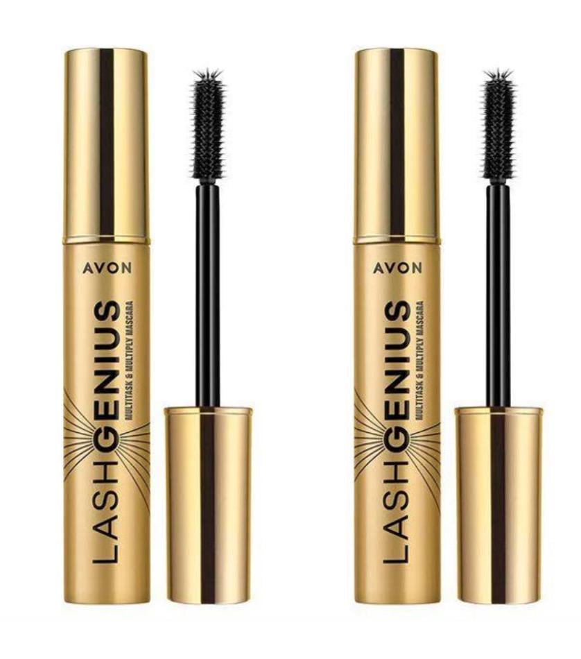 Туш для вій Avon True One Lash Genius Mascara 5в1 2x10 мл Чорний (AV15044)