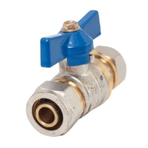 Кран шаровой Karro для м/п труб с обжимным соединением 16х16 мм - фото 2