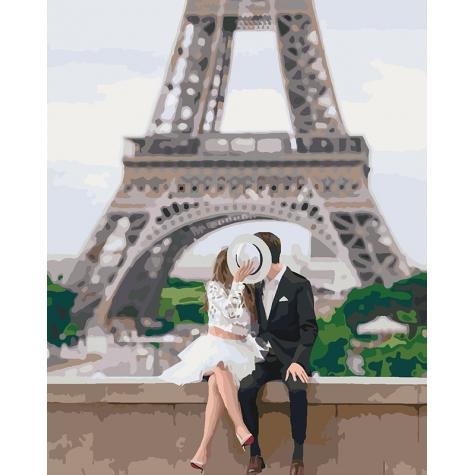 Набор для росписи по номерам Идейка Люди Сладкая парочка 40х50 см (КНО4531-mt)