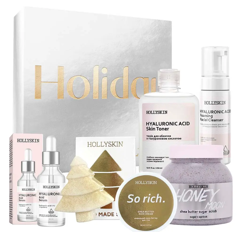 Подарочный набор по уходу за лицом HOLLYSKIN Happy Holiday (2100451906)