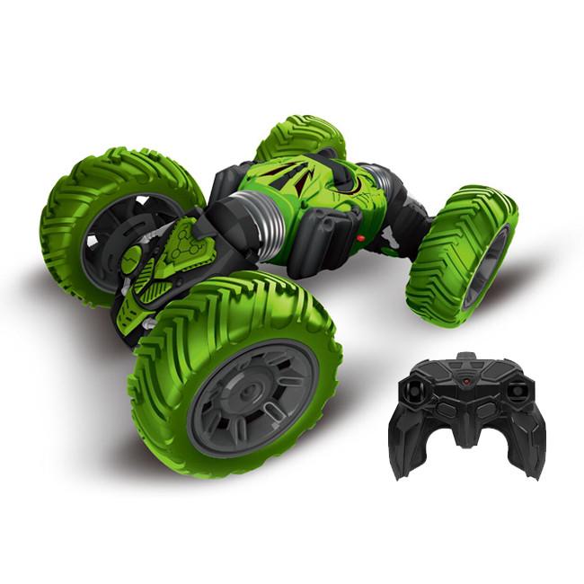 Радиоуправляемая игрушка SUNROZ TWISTED CAR-CLIMBER детский трюковый внедорожник Зеленый (SUN3611)