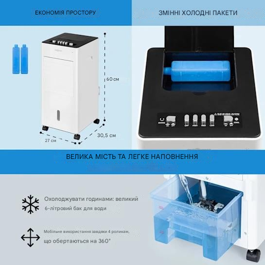 Охолоджувач OneConcept Freshboxx 3в1 (10034629) - фото 8