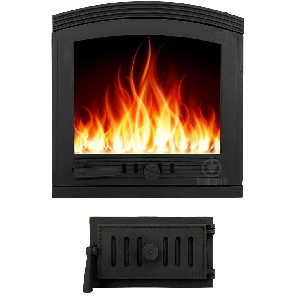 Дверца для печи раздельная Iron Fire Lexy 500х520 мм с поддувалом (5838634)