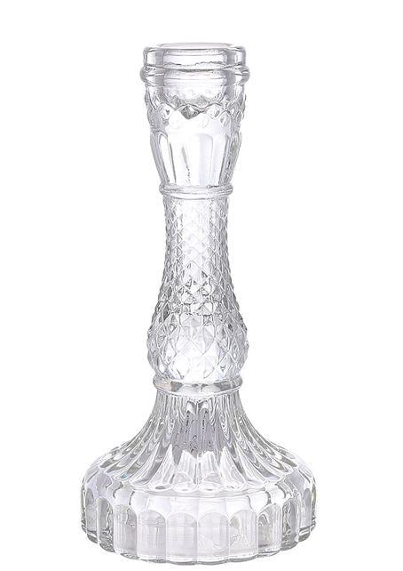 Подсвечник стеклянный Crystal 17 см (33648)