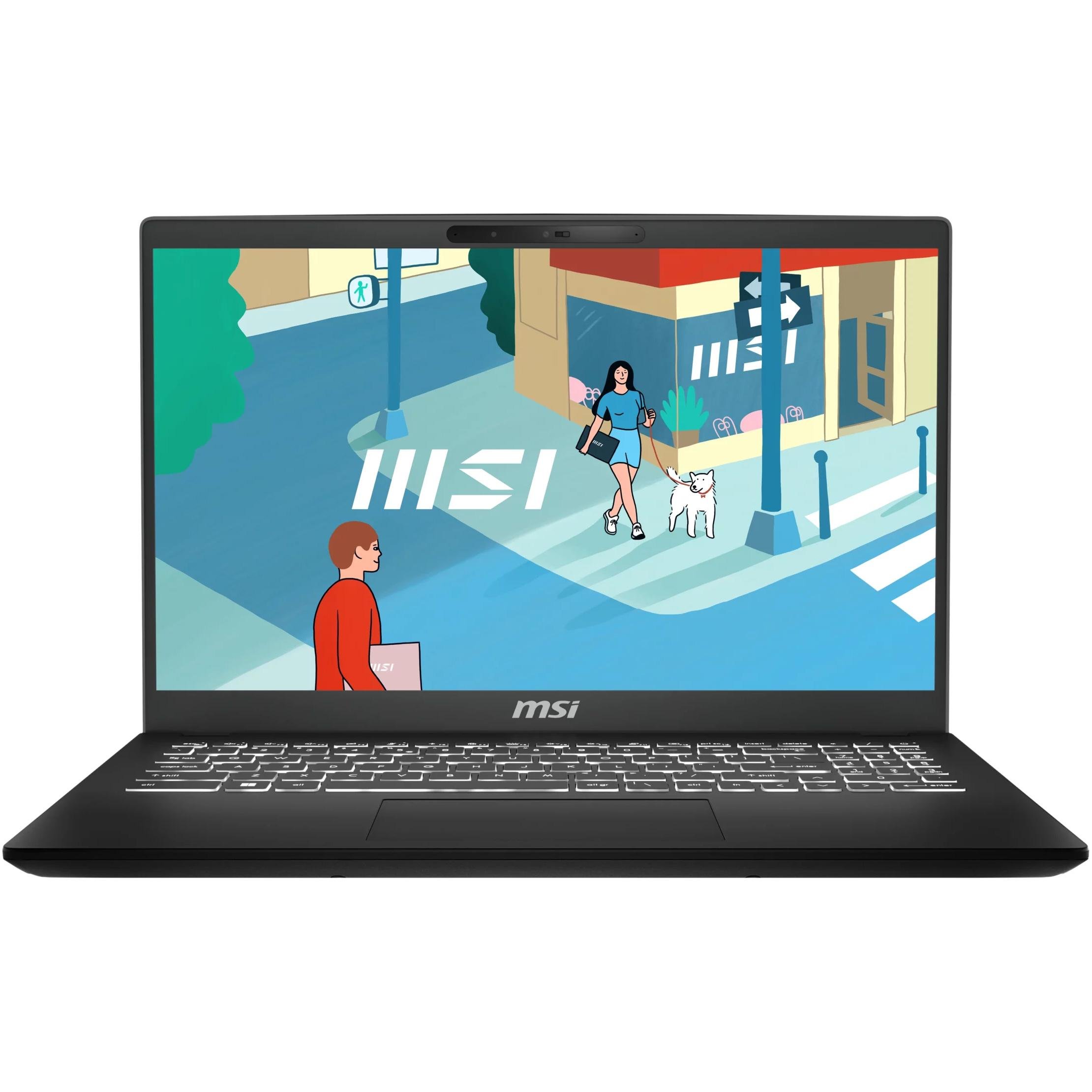 Ноутбук MSI Modern 15 H C13M-264XUA i5-13420H 16/512 ГБ 15,6" Classic Black (9S7-15H431-264)