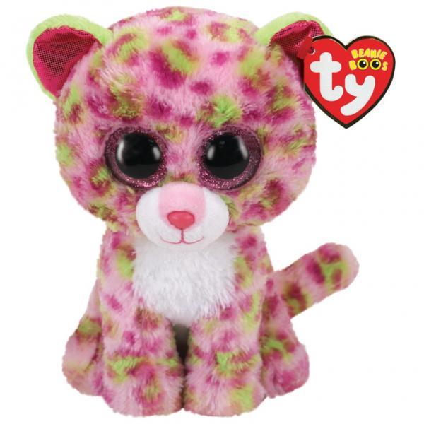 Мягкая игрушка TY Beanie Boo's леопард 15 см Розовый (36312)