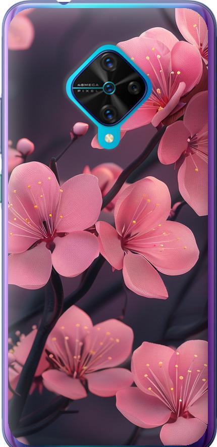 Чехол на Vivo V17 Пурпурная сакура (6075t-1819-42517)