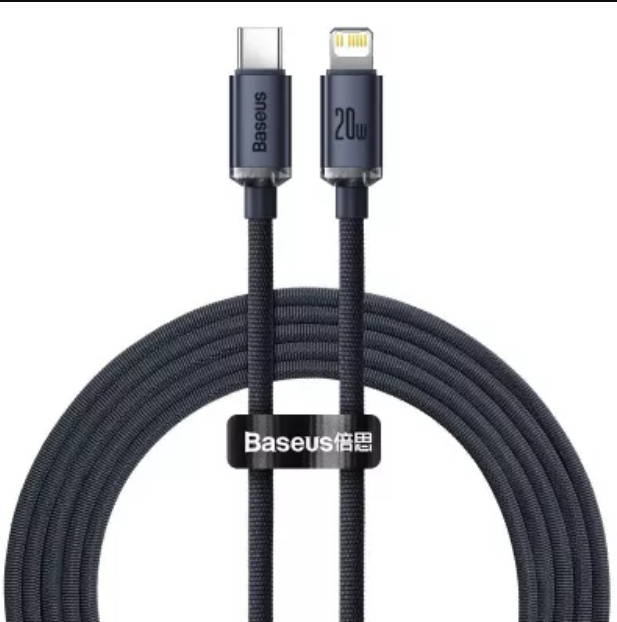 Кабель BASEUS Crystal Shine Series Type-C to Lightning 20 W 200 см Blue (559902)