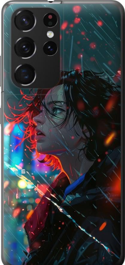 Чехол на Samsung Galaxy S21 Ultra (5G) Ночные огни (6096t-2116-42517)