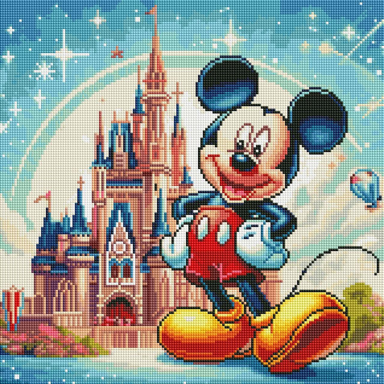 Алмазная мозаика Мики Маус 40х40 см (2571413667) - фото 2 Алмазная мозаика Мики Маус 40х40 см (2571413667) - фото 2