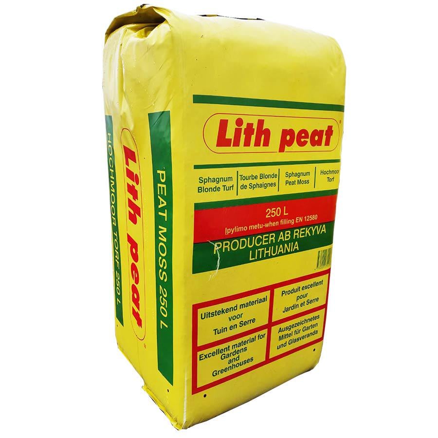 Торф верховой Lith Peat 5,5-6,5 pH фракция 0-7 мм 250 л