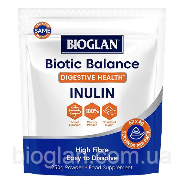Водорозчинна клітковина з кореня цикорію Bioglan Inulin 250 г (541281)