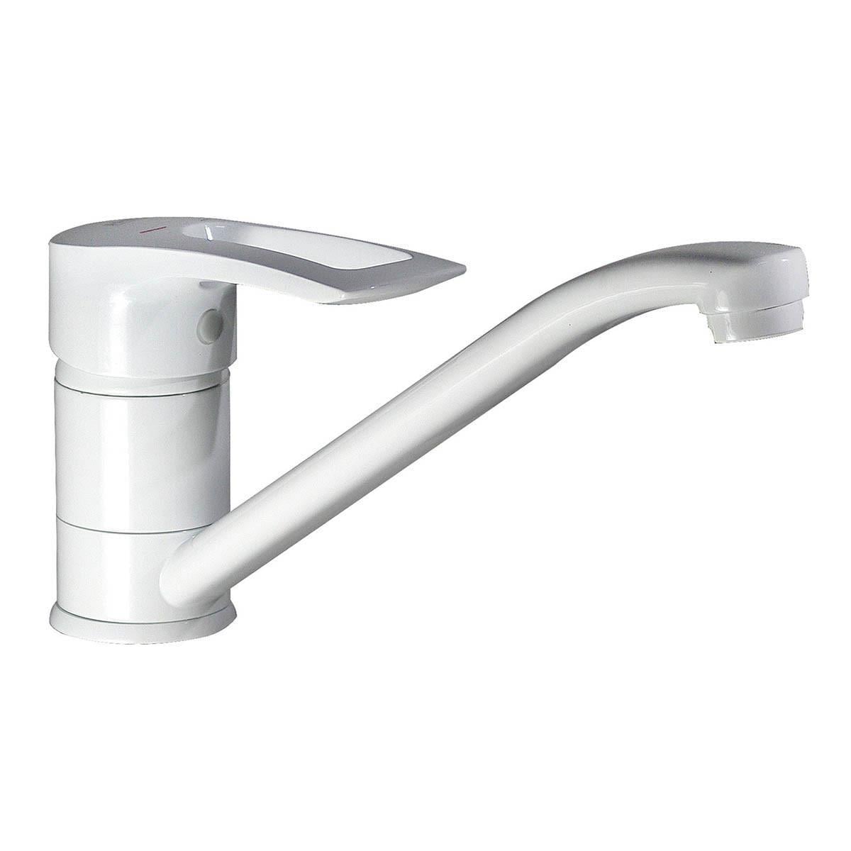 Смеситель для раковины Haiba Hansberg HB0182 White (31522648) Смеситель для раковины Haiba Hansberg HB0182 White (31522648)