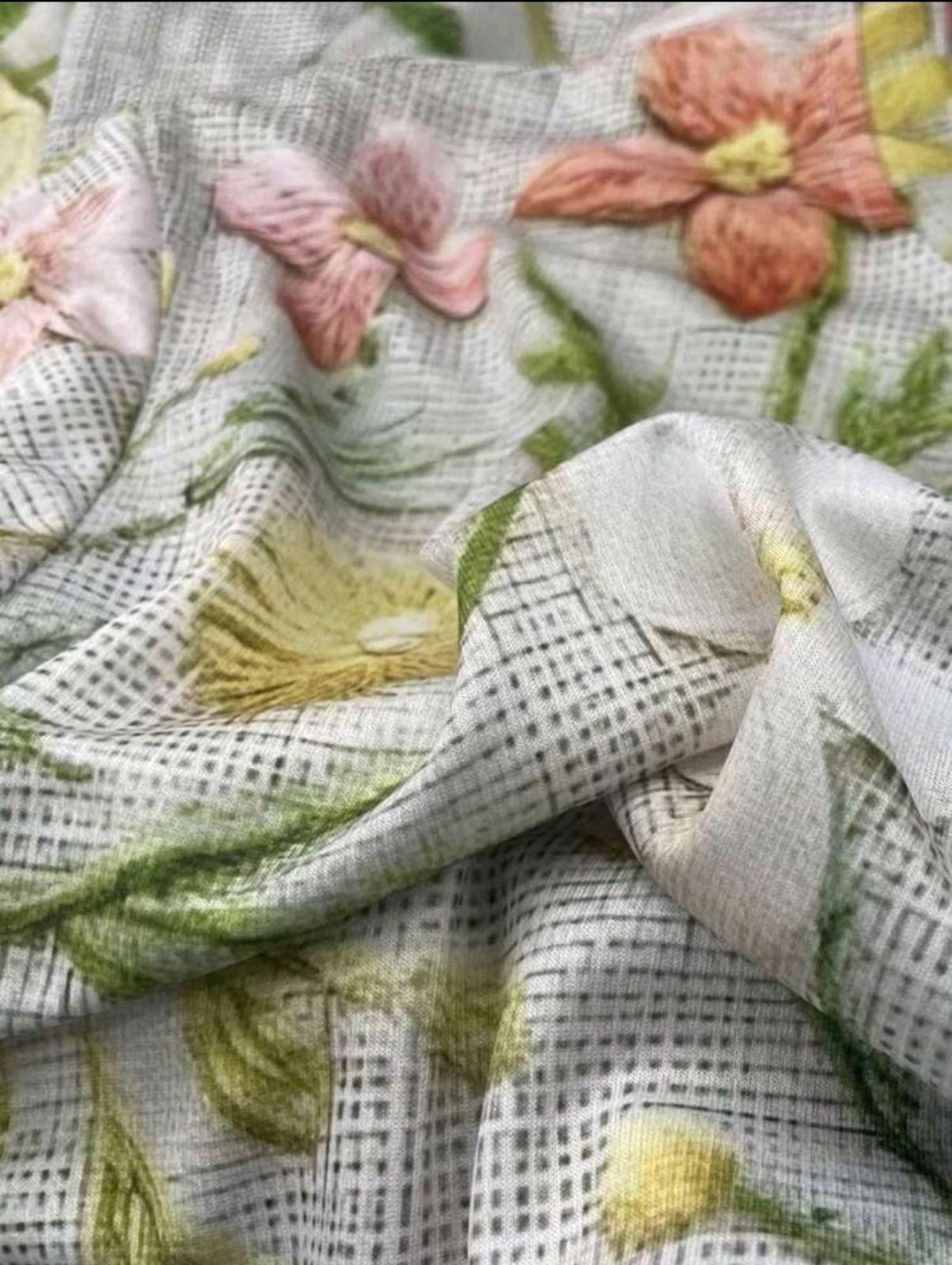 Блузка с рукавами печать 3D Floral PRINT женская M/L Разноцветный (27303966) - фото 3 Блузка с рукавами печать 3D Floral PRINT женская M/L Разноцветный (27303966) - фото 3