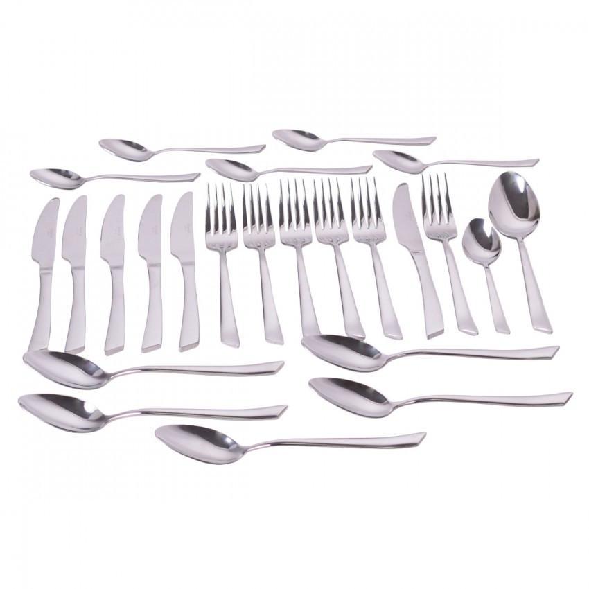 Набір столових приборів Kamille KM-5200S з нержавіючої сталі 24 пр. (1579379686) - фото 2 Набір столових приборів Kamille KM-5200S з нержавіючої сталі 24 пр. (1579379686) - фото 2
