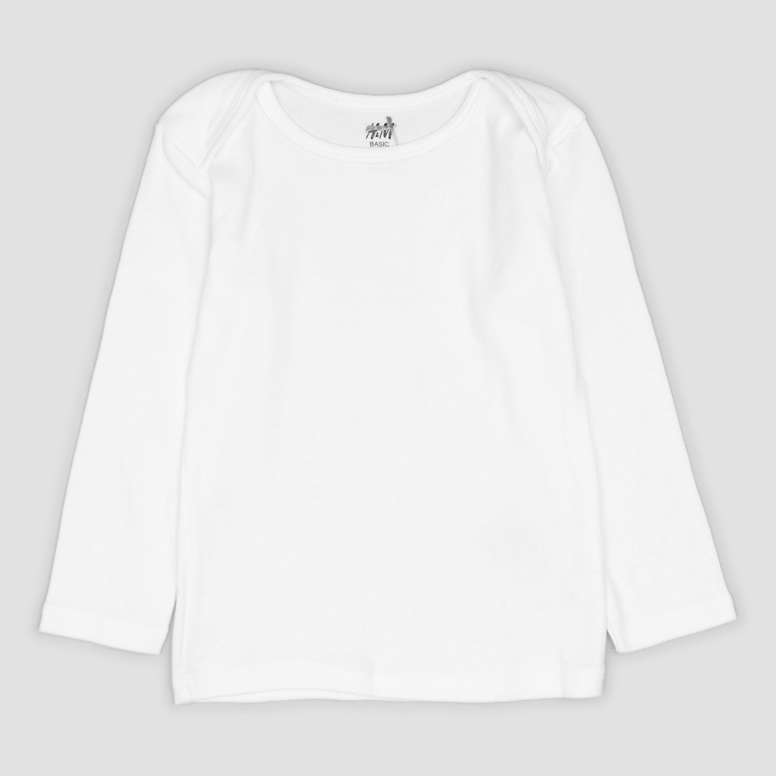 Лонгслив H&M 92 см Белый (7340279)