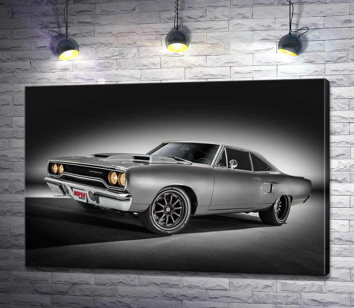 Картина ArtPoster Автомобиль 70-х Plymouth Road Runner 100x66 см Модуль №1 (001365)